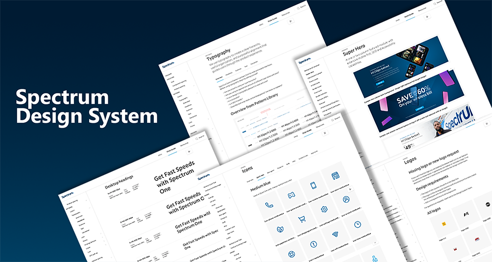 Spectrum Business design system — component library