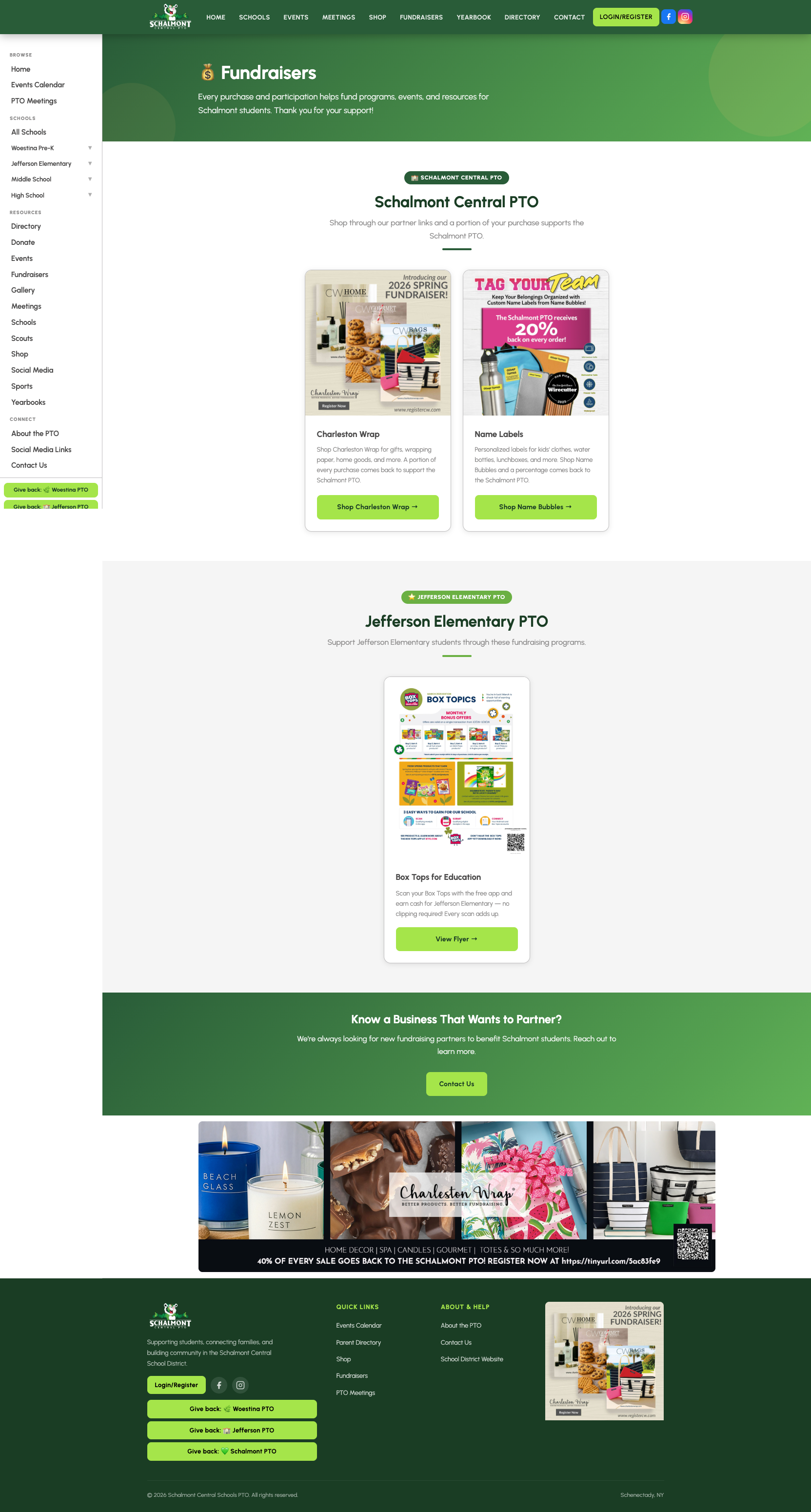 Schalmont PTO Fundraisers